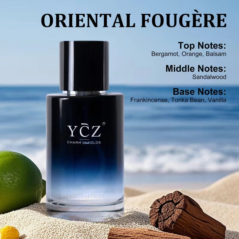 YZC Eau De Toilette 5 Set - Various Selections, Refreshing And Enduring Oriental Woody Fragrance. Enhances Appeal, Suitable for Dates And Everyday Use, Ideal Holiday Gift Option