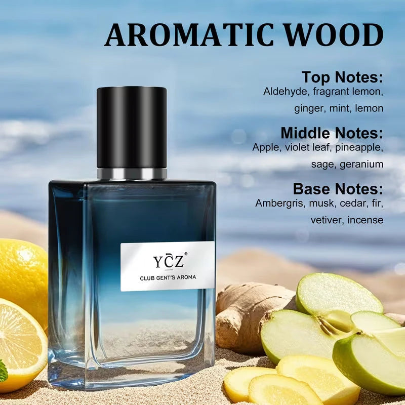 YZC Eau De Toilette 5 Set - Various Selections, Refreshing And Enduring Oriental Woody Fragrance. Enhances Appeal, Suitable for Dates And Everyday Use, Ideal Holiday Gift Option